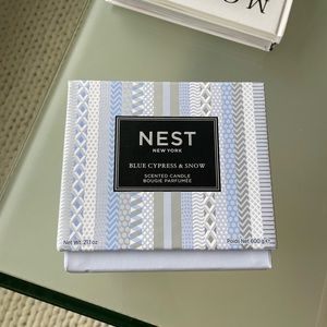 NEW IN BOX - Nest Blue Cypress & Snow 3-Wick Candle